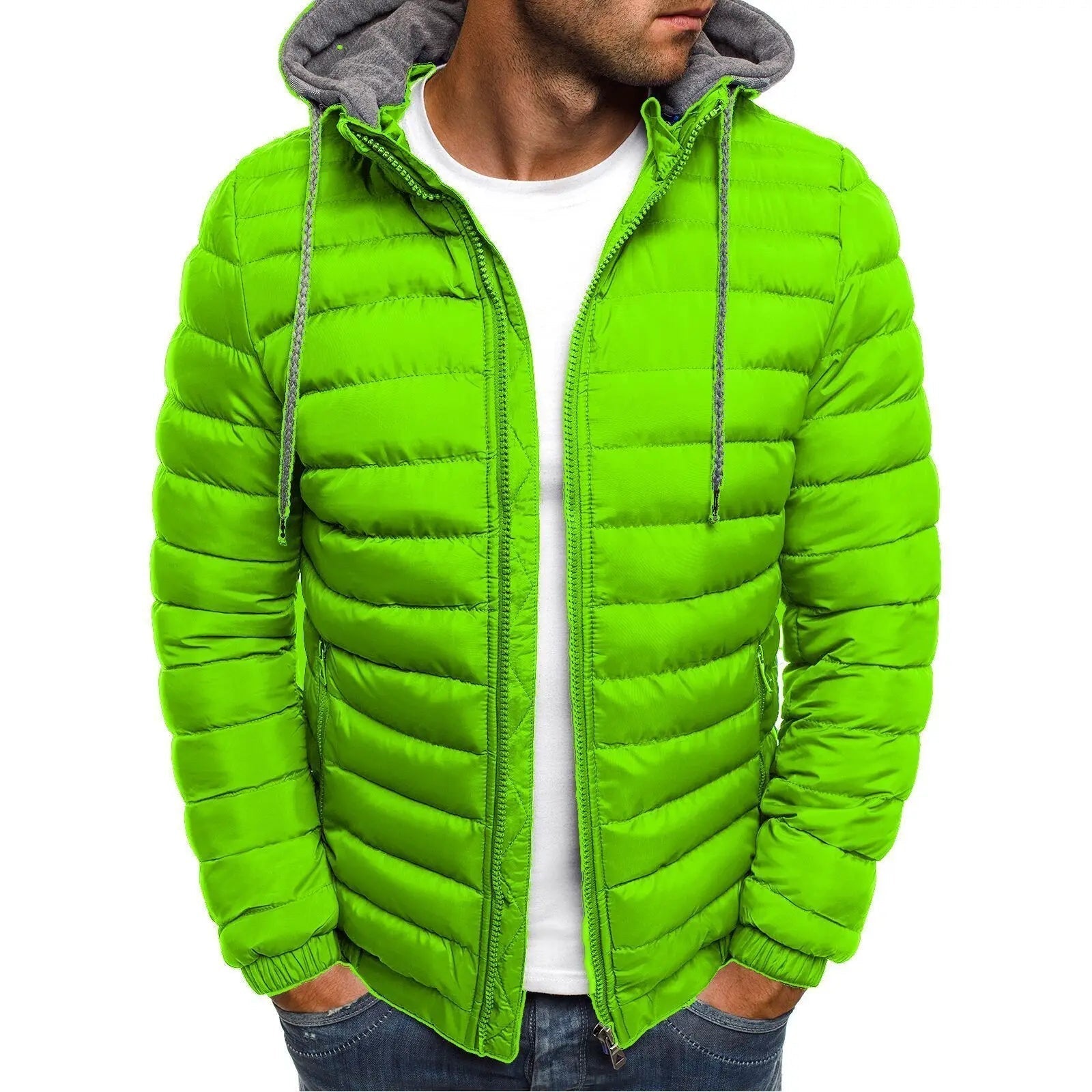 Jaqueta Masculina com Capuz