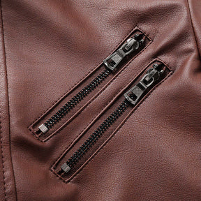 Jaqueta Masculina de Couro Original Romenzi RZ125